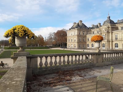The palace end of the gardens